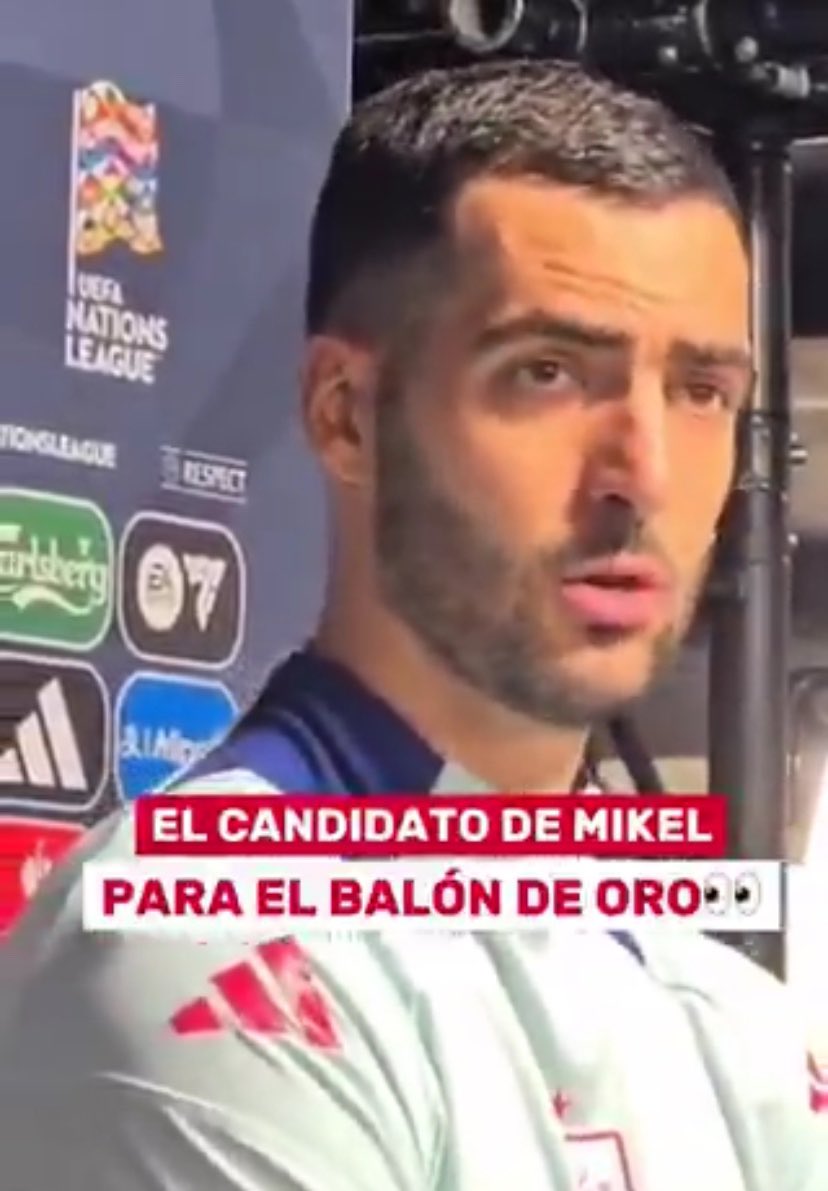 🚨🚨🎙️ MIKEL MERINO :

« Lamine Yamal a démontré qu’il avait le talent pour remporter le Ballon d’Or, tout comme Pedri. »