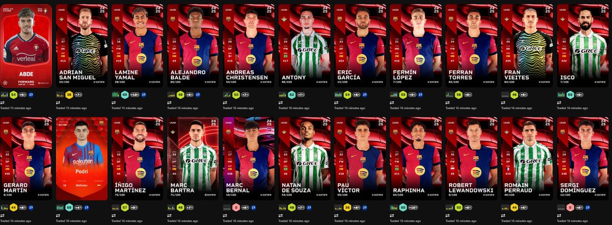 Retweet / Like would mean a lot!😊

Some CRAZZYYYY players bought/traded last night!🔥

ANTONYYYYYY!!

If you're interested, let me know!❤️

If you're looking to sell a bundle / gallery -> DM!📩

#sorare #soraretrader