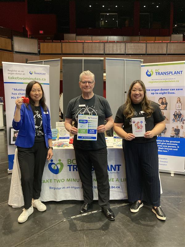 We were thrilled to be invited back to the Credit Union Insurance Services Association’s conference and trade show again this year to meet with potential community partners who are excited to help raise awareness for organ donation in their offices.