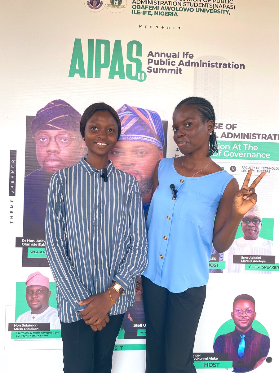 tofunmioyebolan's tweet photo. AIPAS 6.0 successfully wrapped up

Proudly an administrator 😊
#OAUTwitter https://t.co/rAQtaeBqUk