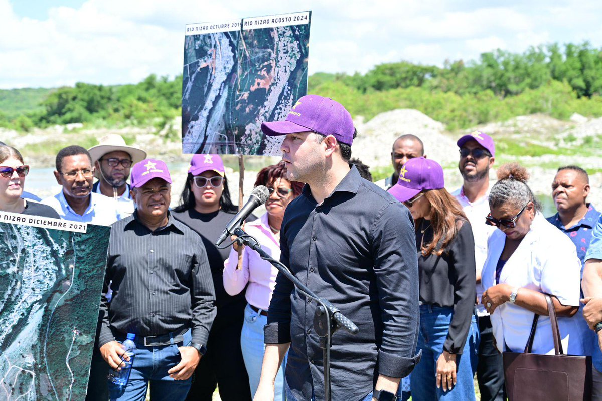 #DíaMundialMedioAmbiente! 

#PLD encabeza lucha por el Medio Ambiente, desde el río Nizao. 

Las granceras hacen fiesta: el Estado brilla por su ausencia, y el Ministerio de Medioambiente agoniza en silencio. "El río Nizao está siendo saqueado" ¿Dónde está el Estado?