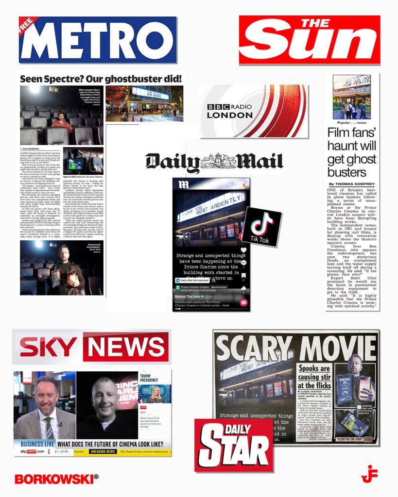 Thank-you Prince Charles Cinema for having us 👻.

<a href="/ThePCCLondon/">Prince Charles Cinema</a> 
<a href="/BorkowskiPR/">BORKOWSKI</a> 
<a href="/jameslovellx/">James Lovell</a> 
#spooky