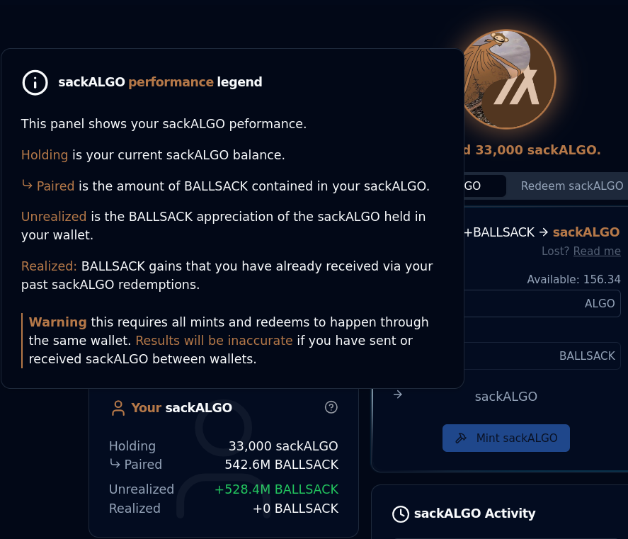 We regret to inform you that today's planned deployment, bringing you dualSTAKE performance analysis (ASA unrealized and realized gains) is postponed due to unforeseen TL hilarity.