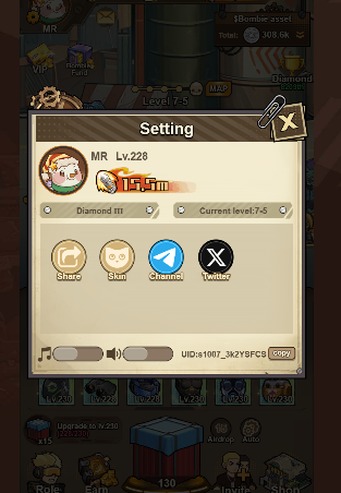 MAtheeq5's tweet photo. @Bombie_xyz #BombieJourney 
 Joined  on Sep-2024 till date i play it , Honestly not a pro but love to play game.
  UID:s1007_3k2YSFCS https://t.co/1zbiIZdhUi