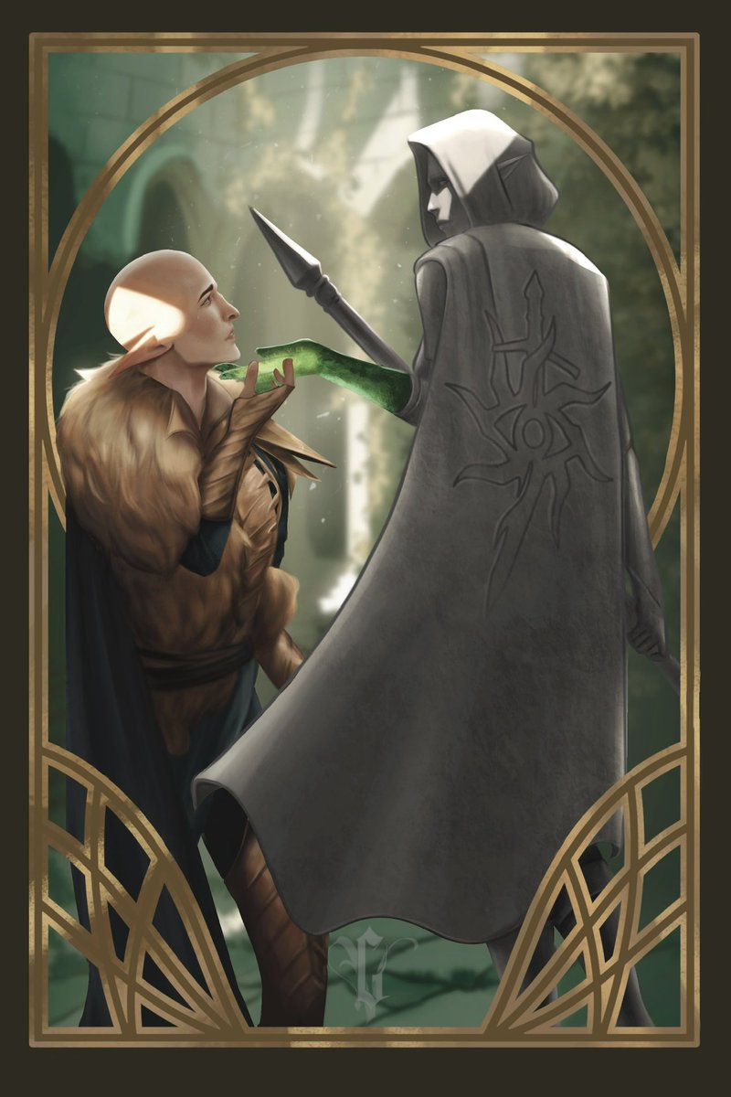 Solavellan angst on a Thursday evening 👍🏼🫠 #DragonAge #solas