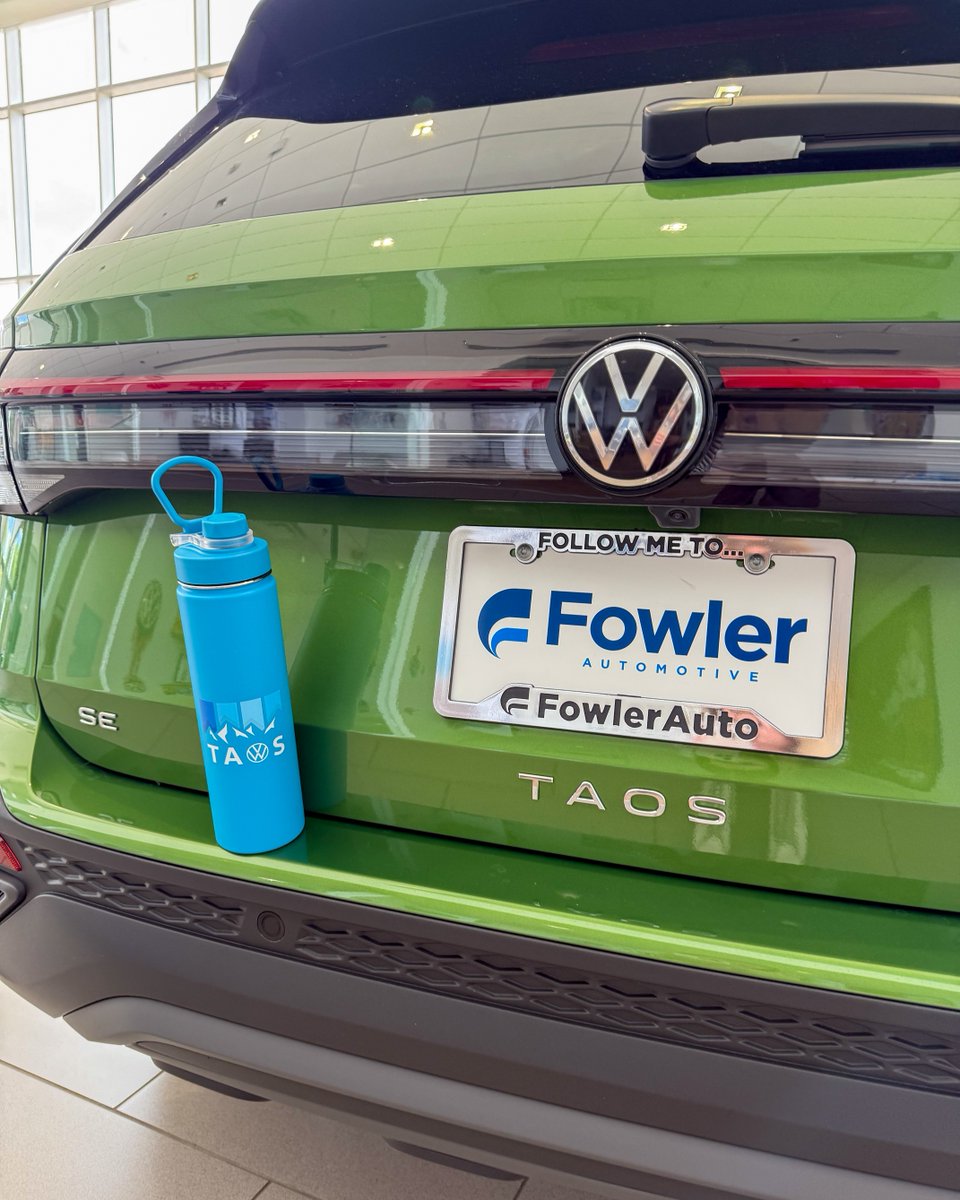A Taos for your driveway. A Taos for your cup holder. 🚗💧
Stay hydrated in style with the ride to match.
#Fowler #FowlerAuto #FowlerVW #VWTaos #VolkswagenStyle @fowlerauto