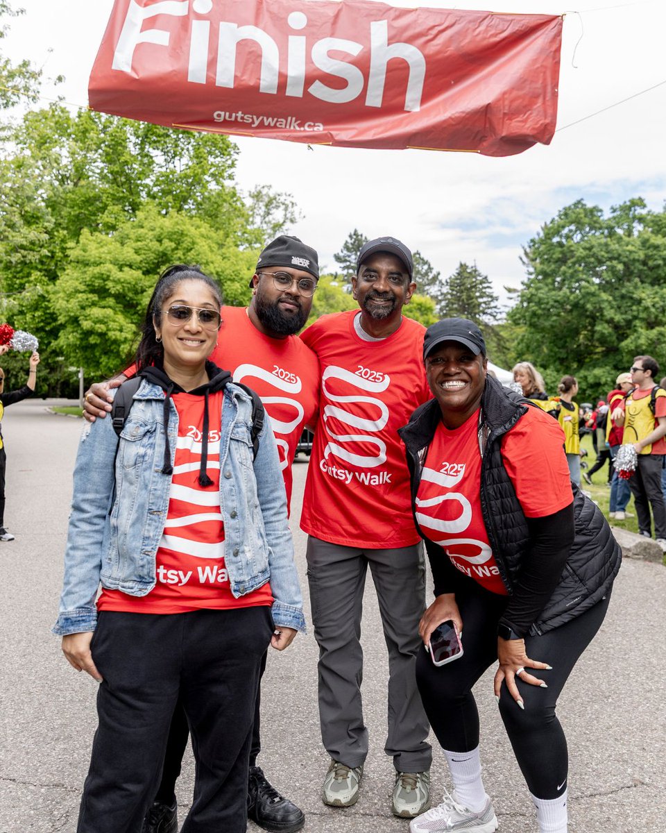 THANK YOU ❤️ 

To everyone who walked, donated, volunteered, or cheered us on, #GutsyWalk was a huge success because of YOU. 

We’ve raised over $2M and donations are still open until June 30! Let’s hit that $3M goal! Donate now: gutsywalk.ca