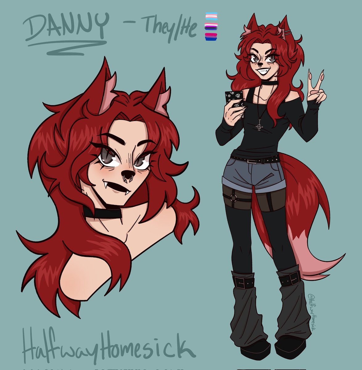 HalfwayHomesick's tweet image. I'm not foxy the pirate I swear
#sonaart #persona #foxsona #foxoc #oc