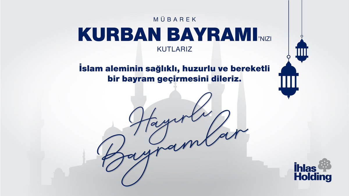 İslam aleminin sağlıklı, huzurlu ve bereketli bir bayram gecirmesini dileriz. Mübarek Kurban Bayramınızı kutlarız…