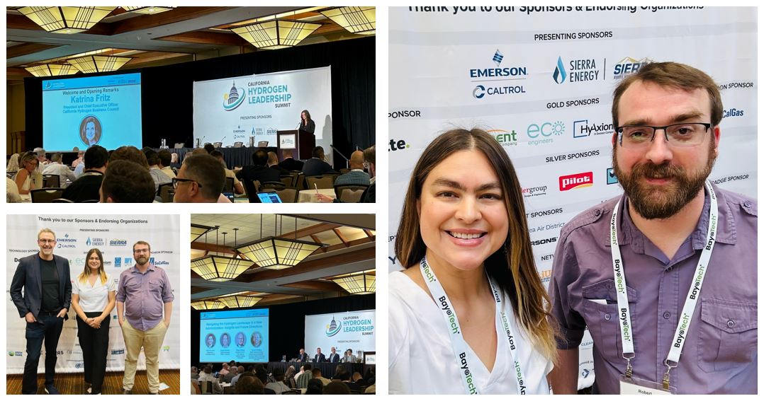 CalCPCFA's tweet image. At the #CAHydrogenSummit this week connecting and learning about the #hydrogen landscape! #CA #fleets, did you know that hydrogen #trucks and #infrastructure is eligible under two of the #CalCAPZEHD programs! To learn more, visit: treasurer.ca.gov/cpcfa/calcap/z…