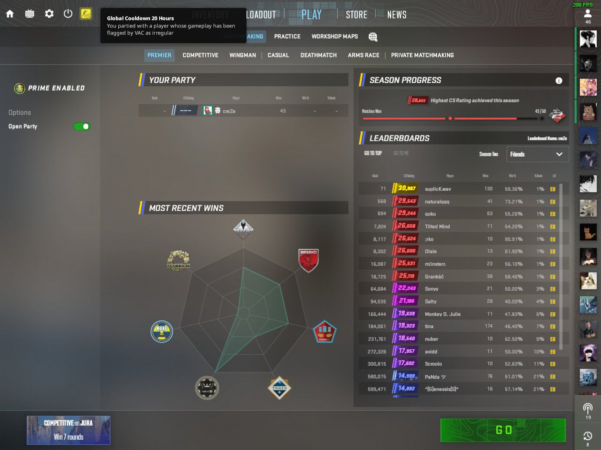 cant play faceit because of this ? GG <a href="/FACEIT/">FACEIT</a>