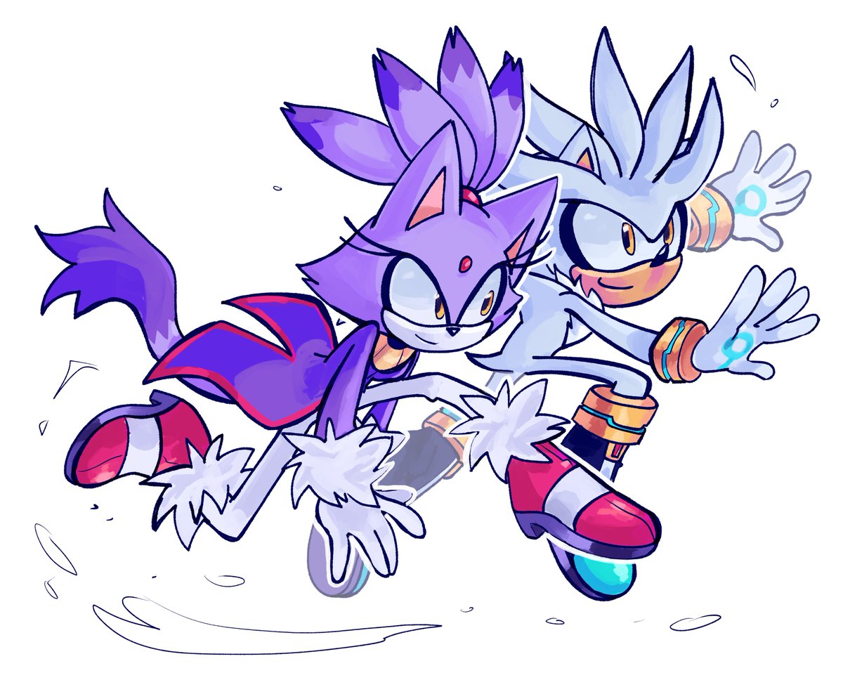 #SilverTheHedgehog #BlazeTheCat #Silvaze