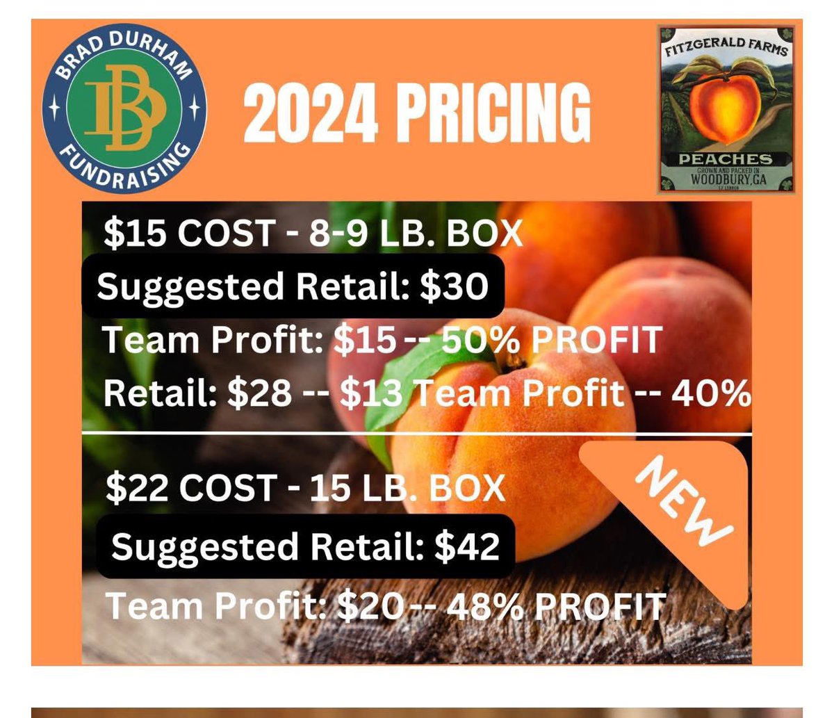 Today starts our Annual Peach fundraiser for our Lexington Cheer Squad and Football team! Please reach out to a cheerleader or football player today to get your fix of peaches! 

#GBR