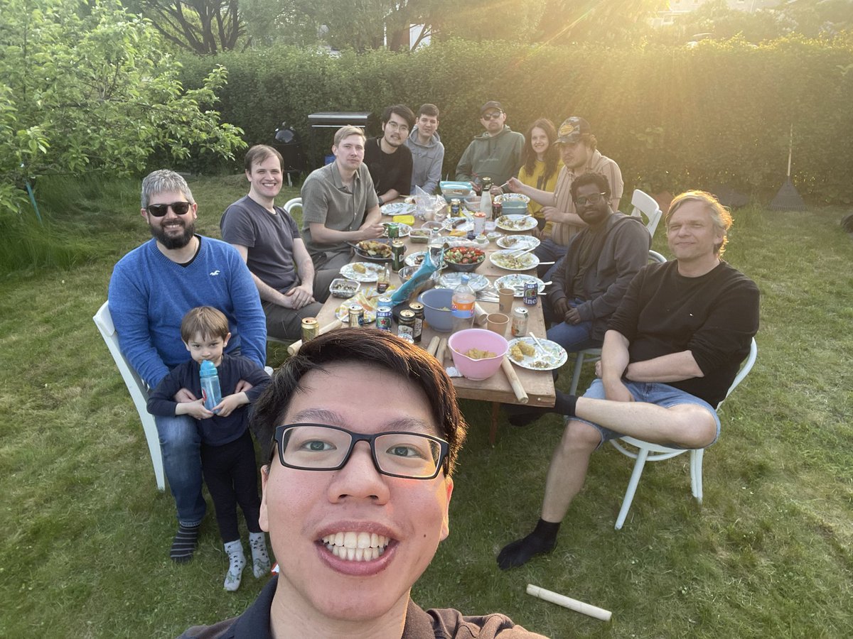 CarlssonLab's tweet image. Lab BBQ, including chicken feet and Bánh mì.