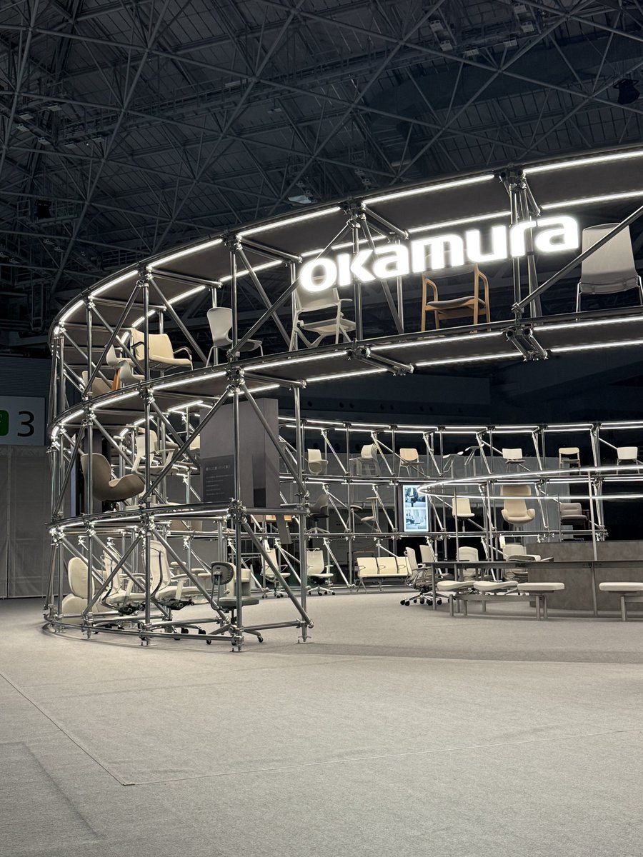 CANUCH_Inc's tweet photo. Orgatec Tokyo 2025
Chair is Okamura
-
100 Chairs, 100 Stories.
This exhibition expresses Okamura’s identity as a company that supports the act of “sitting” in Japan. https://t.co/DIFiKt7Po4