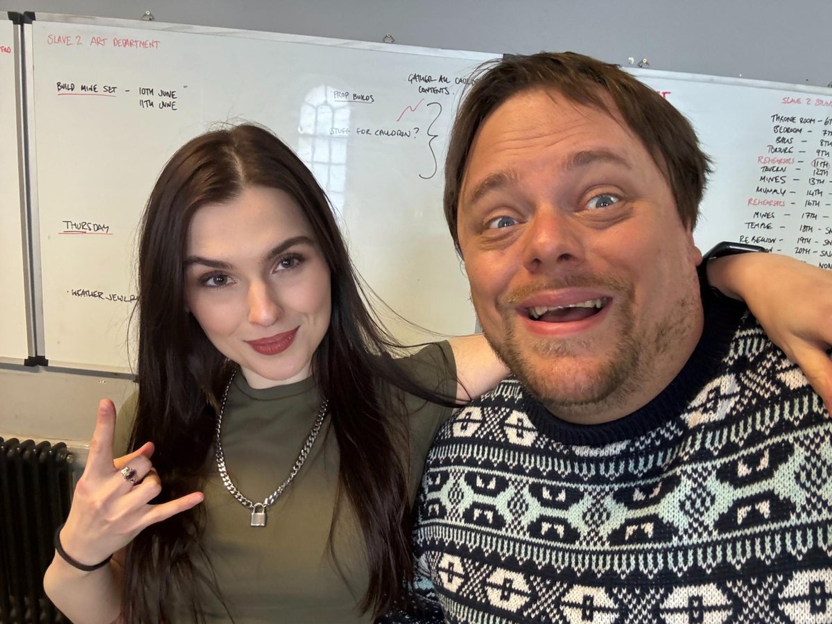 Lawrie Brewster (@lawriebrewster) on Twitter photo Today the British #horror Studio had a beautiful visitor in the form of the wonderfully talented Nicolette McKeown <a href="/Nicolette_mck/">@nicolettemckeown 🏴 🖤🔪</a> who will be filming with us in our upcoming sequel to The Slave and the Sorcerer! (oh can you guess why I’m tanned for this film?) 📷 #indiefilm Today the British #horror Studio had a beautiful visitor in the form of the wonderfully talented Nicolette McKeown <a href="/Nicolette_mck/">@nicolettemckeown 🏴 🖤🔪</a> who will be filming with us in our upcoming sequel to The Slave and the Sorcerer! (oh can you guess why I’m tanned for this film?) 📷 #indiefilm