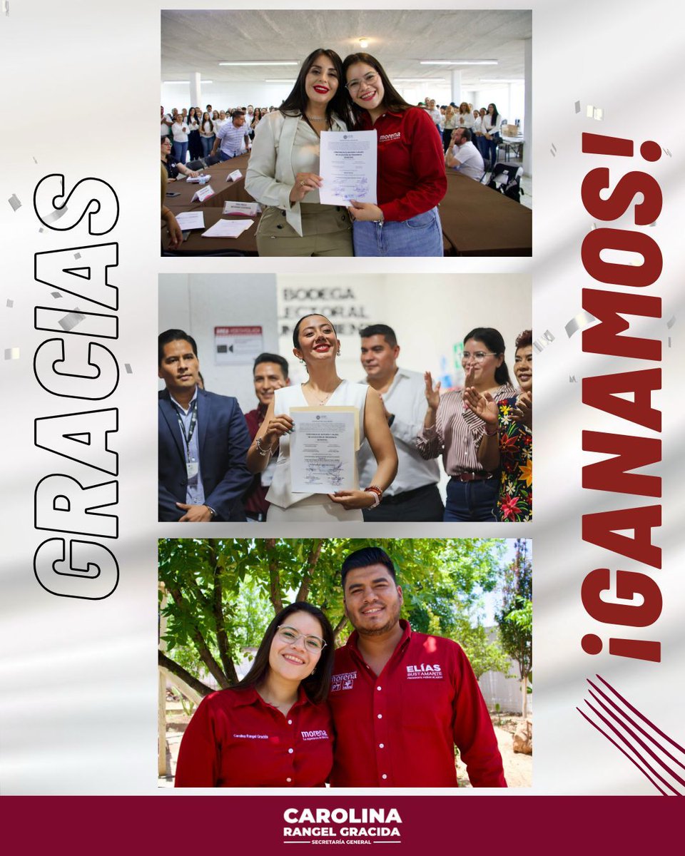 En Durango ganamos, arrasamos corazones y conquistamos voluntades. 

Felicidades a los municipios de Gómez Palacio, Santiago Papasquiaro y Peñón Blanco por sumarse a la transformación. No tenemos derecho a fallar.

¡Viva la Cuarta Transformación!