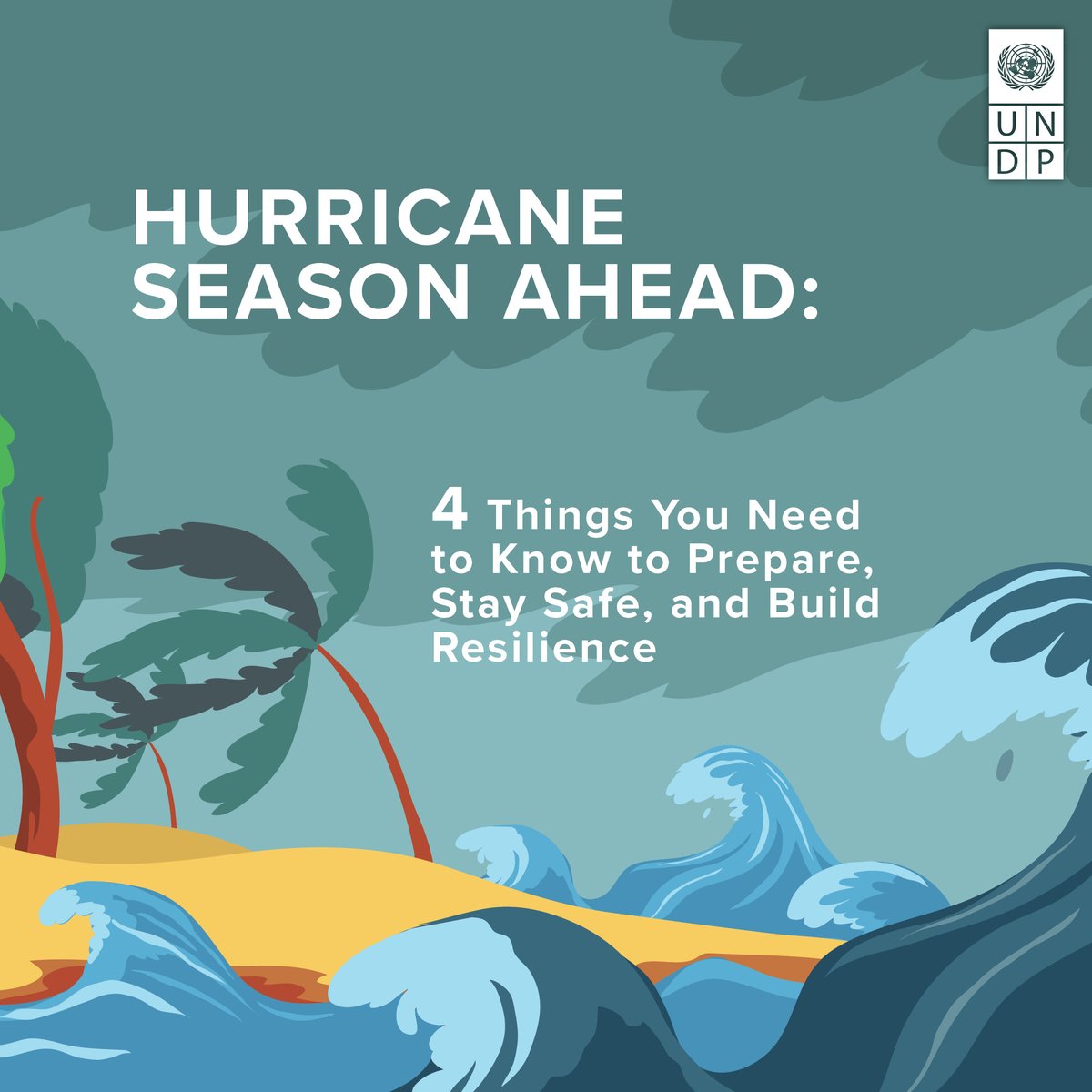 The Atlantic hurricane season runs now through 30 November. 

With forecasts pointing to an especially active season, the time to act is NOW.

<a href="/PNUDLAC/">PNUD América Latina y el Caribe</a>'s Luis Gamarra shares 4️⃣ key recommendations to help you prepare and build resilience: go.undp.org/Unv