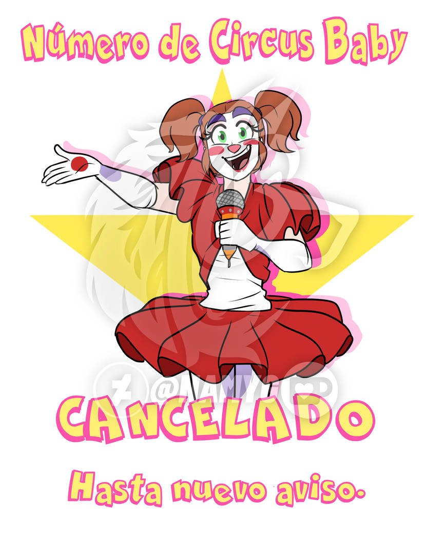 NamyG_oficial's tweet photo. Estaba hablando con mi amiguis @Marianshow1 Y nos dio chingos de risa darnos cuenta que esto prácticamente se hizo canon xd #namyg #fnafng #circusshow https://t.co/c2jIjmlAiO