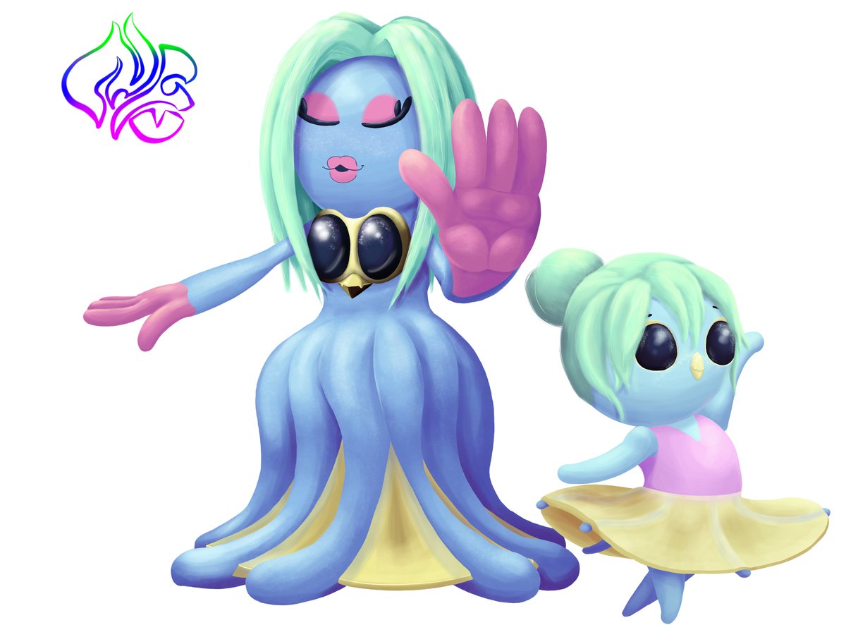NotoriousFuego's tweet photo. Just a pre-evo #fakemon to fit my Jynx redesign. Ik it doesn't read as a Smoochum at all, but my Jynx was waaay to different from the og, and just couldn't make it work any other way. It's not, like, a bad design, but tbh idk if i'm super happy about how it came out🙃 . https://t.co/TOowGoihlH