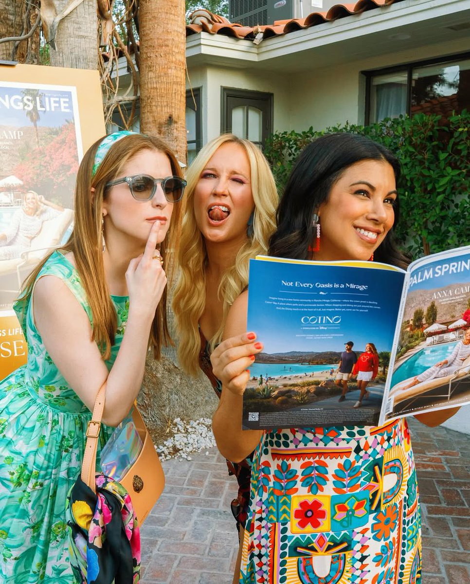 OurKendrick's tweet image. 📸 | New photos of Anna Kendrick (@AnnaKendrick47) with Chrissie Fit and Anna Camp at Palm Springs Life Magazine's June launch party. (June 3)