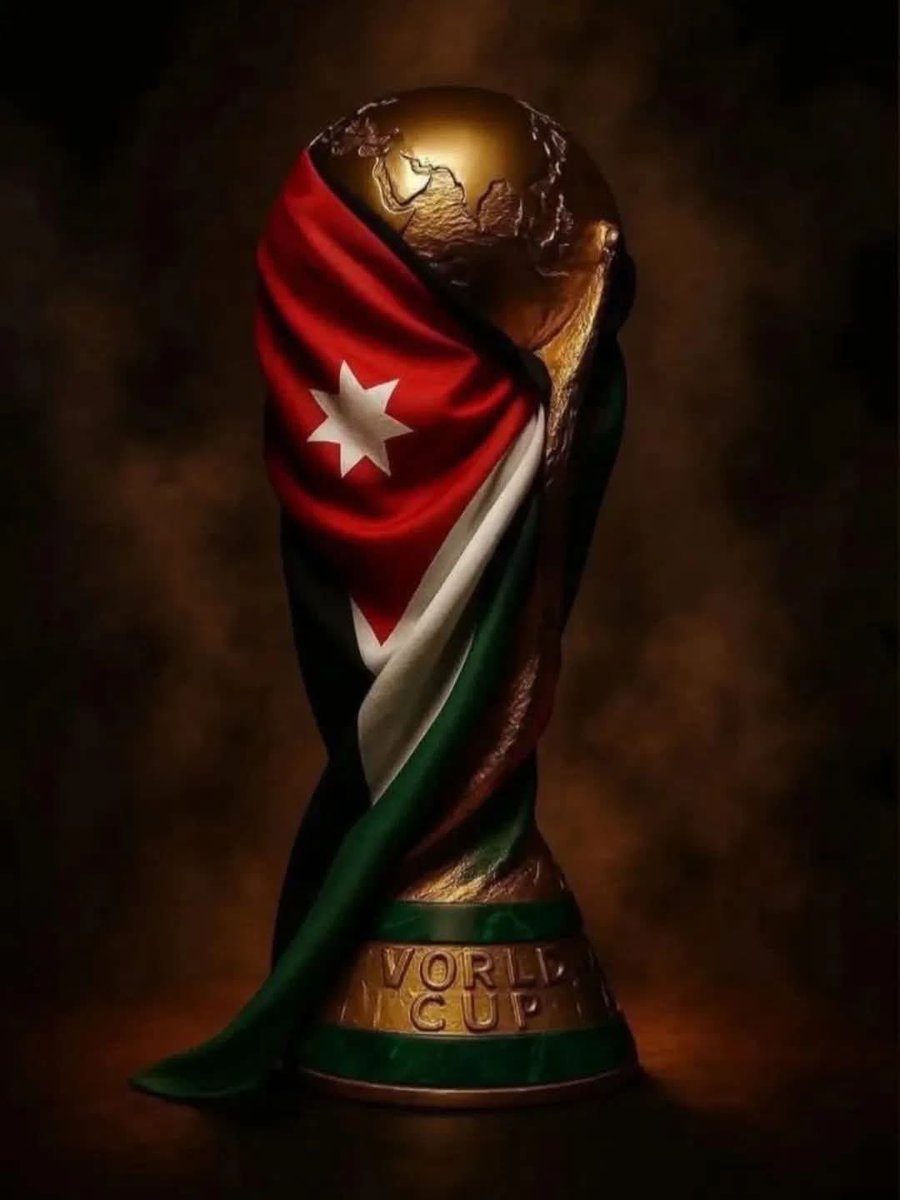 Jordan makes history today. First time ever in the World Cup.