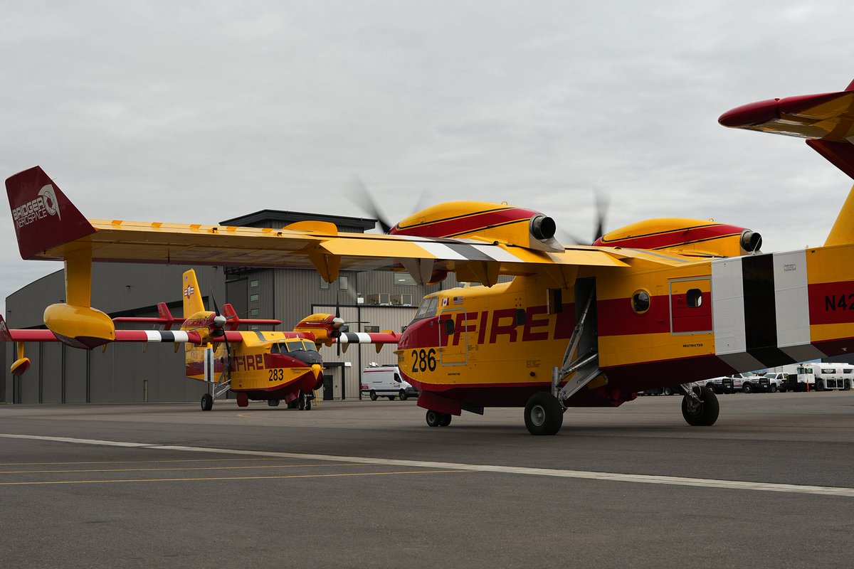 Many of our team members call Canada home, where massive wildfires are displacing communities.

Our Scoopers haven’t been dispatched, but if the call comes, we have aircraft available and ready to fly.

#aerialfirefighting #wildfire #manitoba #saskatchewan