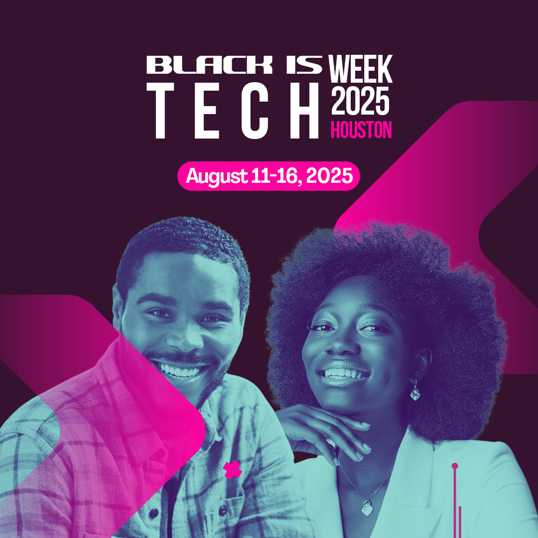 BlackIsTechCon's tweet image. Black Is Tech returns back to Houston, TX for another year with Black Is Tech Week 2025- a week-long celebration for tech enthusiasts. Ticket are FREE for general admission. Get yours today: blackistechconference.com