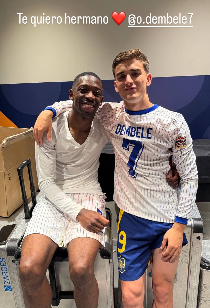 📲 | Gavi on IG: I love you my brother ❤️