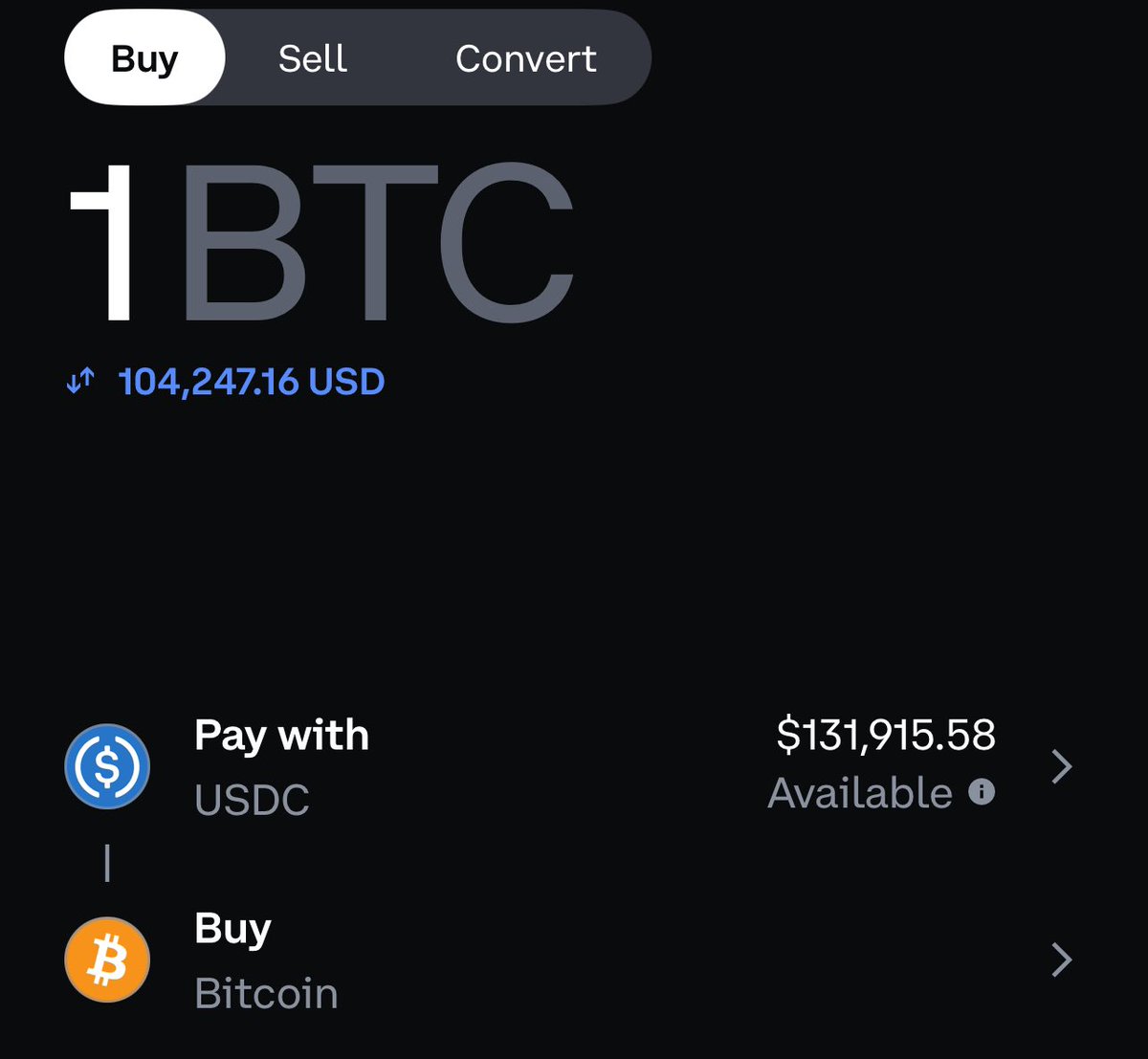 Had some extra funds on <a href="/coinbase/">Coinbase 🛡️</a> and decided to buy a btc at 100600. But the fees are absolutely outrageous was going to make an average of 104k~ just from fees alone. Daylight Robbery at its finest.