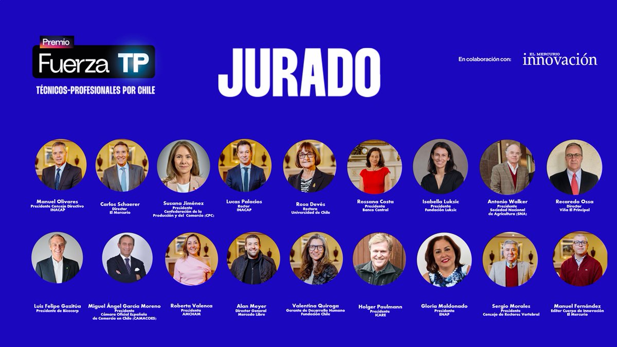 moni_bs's tweet photo. #EstamosContentos  @Inacapinos  y @elmercurioec  lanzamos el Premio “#FuerzaTP Técnicos Profesionales por Chile, reconocimiento que destaca a titulados de instituciones de ESTP que están transformando nuestro país
Las postulaciones son hasta  31 de julio 👉https://t.co/s8MvA2Xe9J https://t.co/yYDLEkjRr4