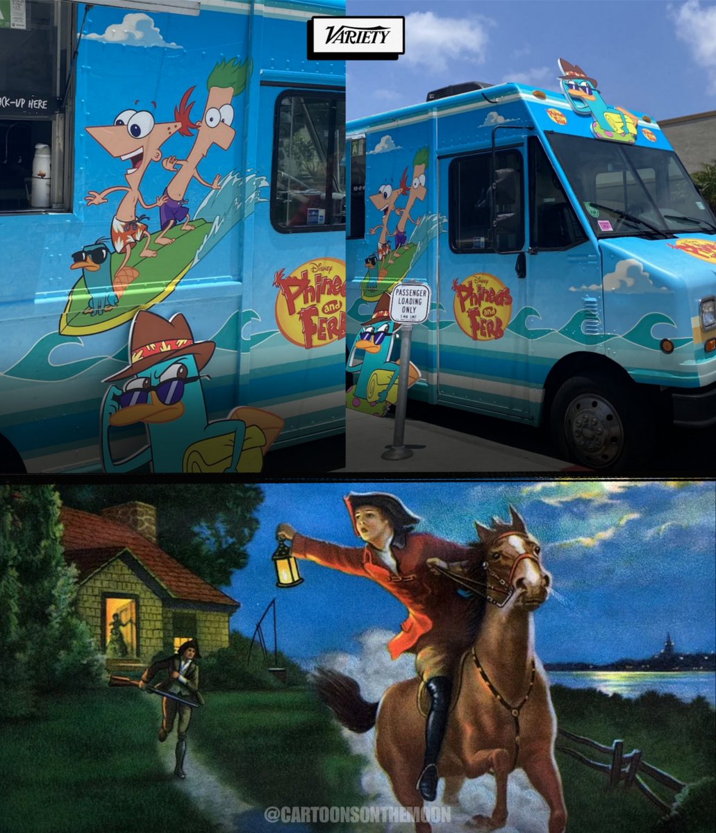 Un camión de Phineas y Ferb fue visto rondando en Los Angeles para anunciar el regreso de la serie
