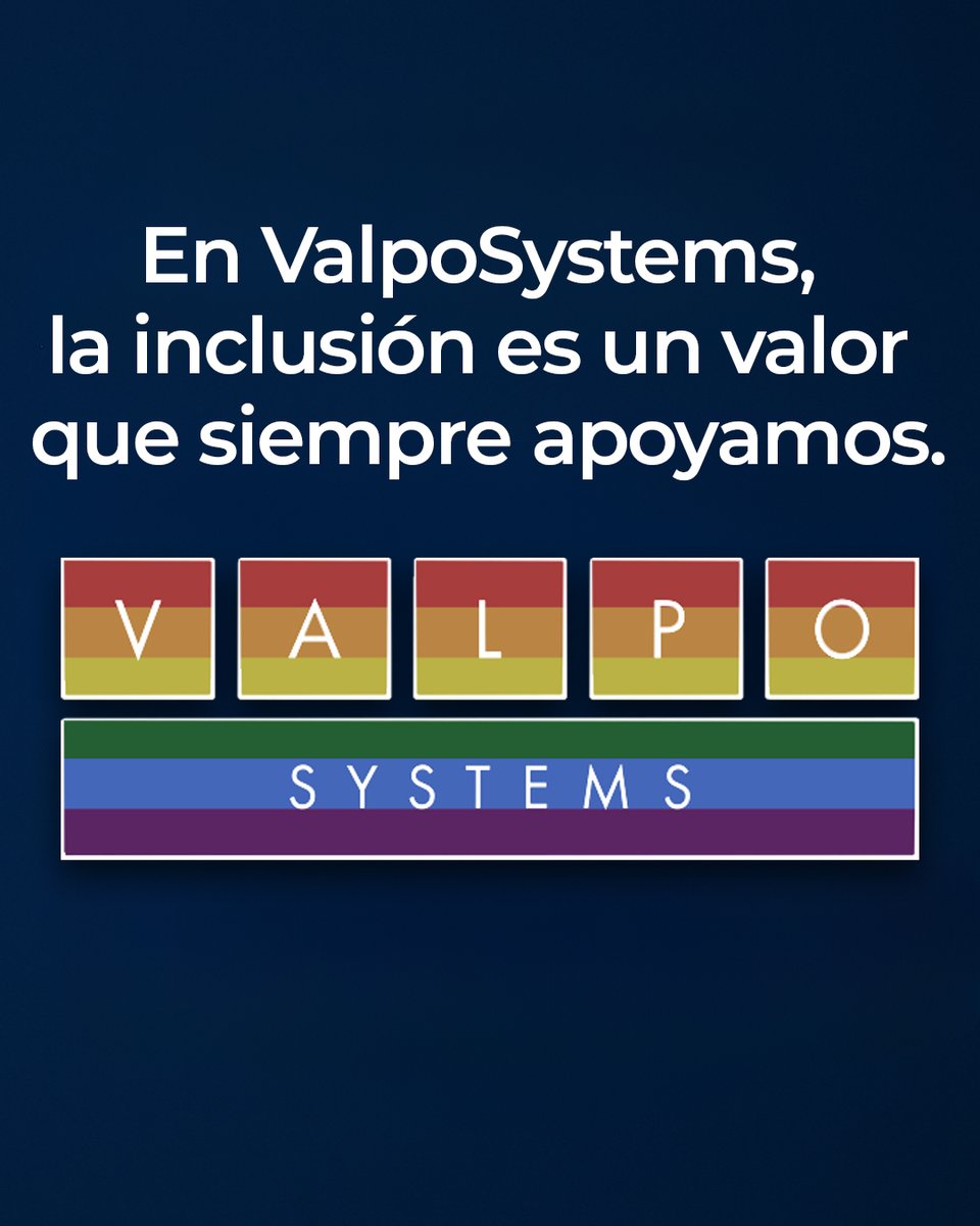 ValpoSystems's tweet photo. 🏳️‍🌈 Este mes verás un cambio en nuestros colores. No es moda ni marketing: es parte de una cultura corporativa que apuesta por la inclusión real.

Durante junio, nuestro logo lleva los colores del orgullo. Porque la diversidad también es parte de quiénes somos. 🌈 https://t.co/zEw8upKeBy