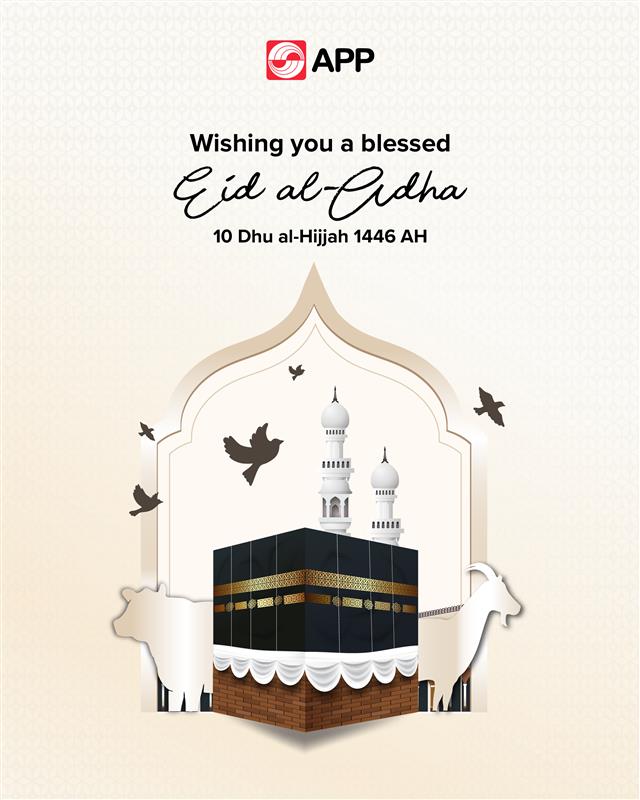 APP Group (@appgroup_id) on Twitter photo hAPPy People, Happy Eid al-Adha 1446 H.
Let’s take this moment of Eid al-Adha to strengthen our faith, cultivate compassion, and share kindness with others.
#IdulAdha1446H #IdulAdha2025 hAPPy People, Happy Eid al-Adha 1446 H.
Let’s take this moment of Eid al-Adha to strengthen our faith, cultivate compassion, and share kindness with others.
#IdulAdha1446H #IdulAdha2025