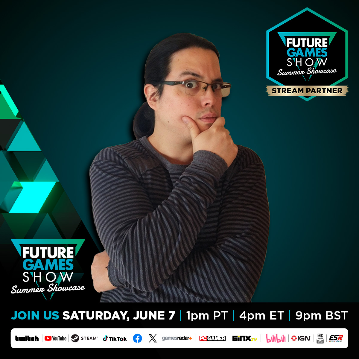el_gordopastel's tweet photo. 🎲Gracias a @FutureGamesShow por aceptarme de Co-streamer Oficial del #FutureGamesShow
🎲Vamos a estar disfrutar juntos de este evento en mi canal: https://t.co/N2WWt3qFII El día Sábado 7 de Junio a las 17 Hrs Arg. (-3UTC)
#panverso #streamer #Argentina #mendoza https://t.co/v5jlnmAMEf