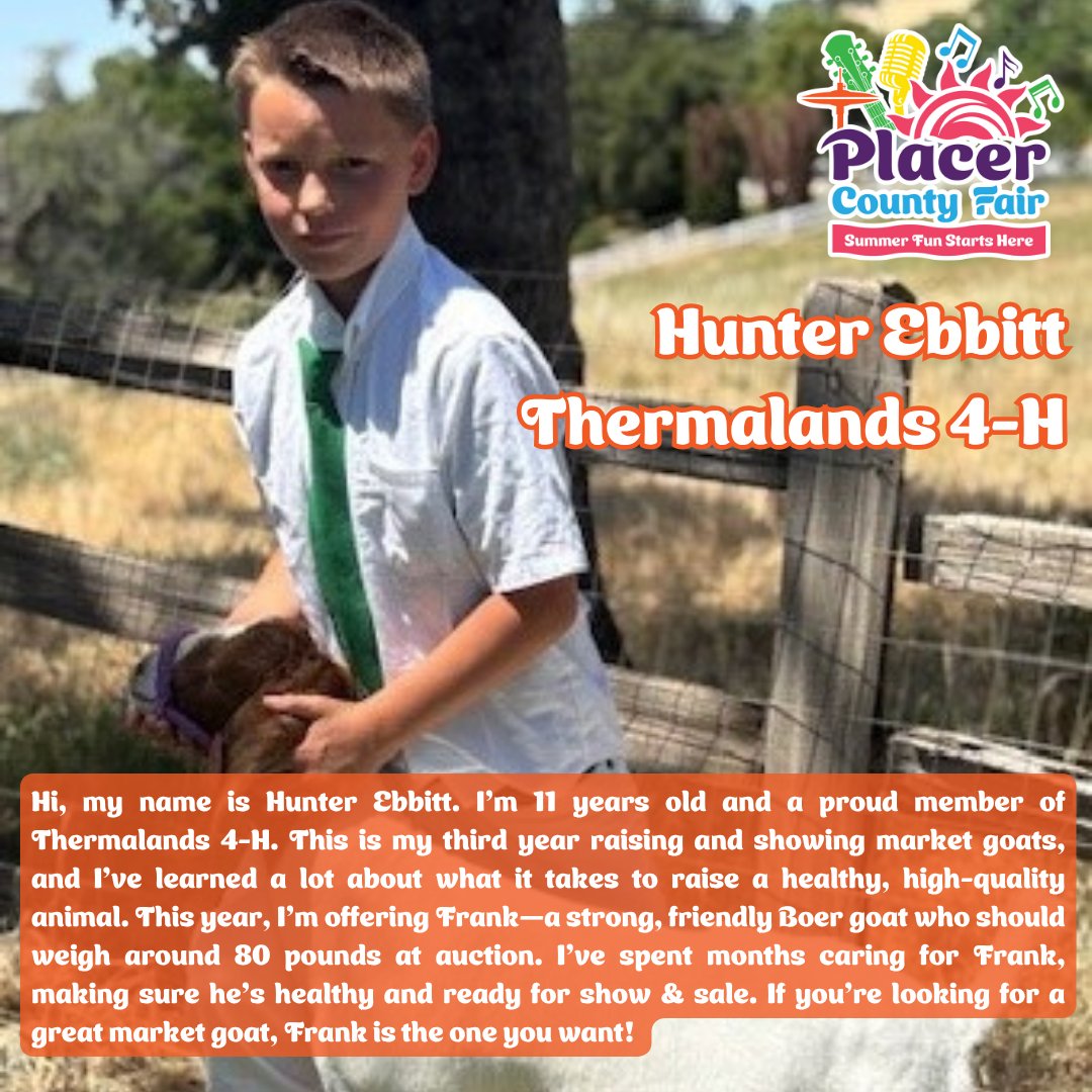 Meet Joey, Scarlett, Alecia and Hunter!! Swipe to see the incredible hard work and dedication these young folks have put into preparing their animal projects for the Placer County Fair.

Want to be featured? Send your photo and bio to 𝗞𝗮𝗿𝗹𝗲𝗲@𝗮𝘁𝘁𝗵𝗲𝗴𝗿𝗼𝘂𝗻𝗱𝘀.𝗰𝗼𝗺!