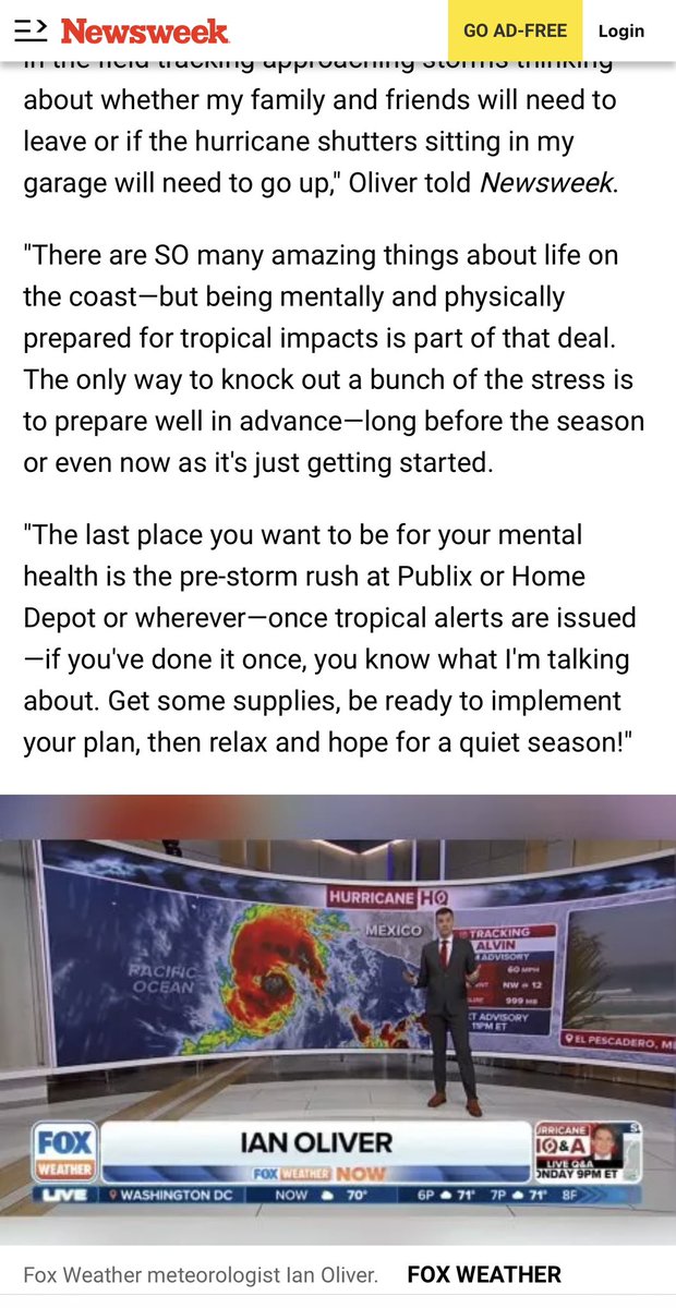 IanOliverWX's tweet image. 1) tune out the craziness
2) BE PREPARED & AWARE
3) hope for the best
newsweek.com/how-prepare-hu…