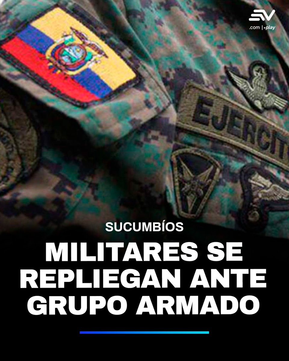 🚨🪖 37 militares ecuatorianos fueron sorprendidos este miércoles 4 de junio en la zona fronteriza de La Barquilla, en la provincia de #Sucumbíos, por más de 200 hombres armados con fusiles, lanzagranadas, ametralladoras y pistolas. 📲 bit.ly/4jE8WqH