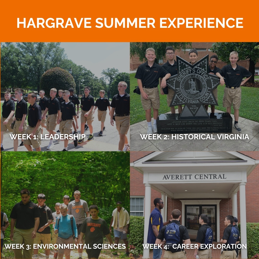 What makes the Hargrave Summer Program unforgettable?
Our Weekly Themes bring learning to life through adventure and purpose.

Don’t just spend your summer hanging out—make it count. Call (866) 994-4582 to enroll today!

#HargraveSummer #LeadershipStartsHere #HistoryInAction