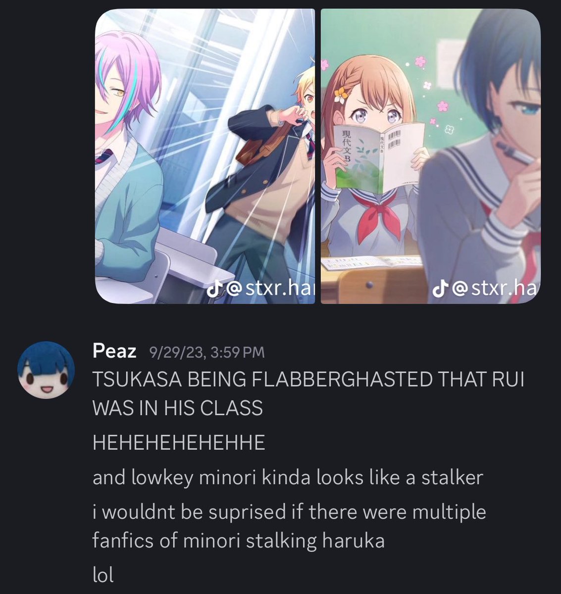 Vro who tf says that dont pmo
Tell me you dont know anything about minori without saying you dont know anything about minori
KIDS THESE DAYS literally unvalid opinion i HATE people like this dni