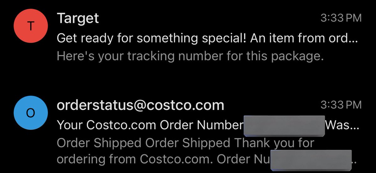 NBA2Caine's tweet photo. What’s crazy is that @Costco shipped at the same time as @Target, and I just ordered there THIS MORNING… https://t.co/ArUibocGoa