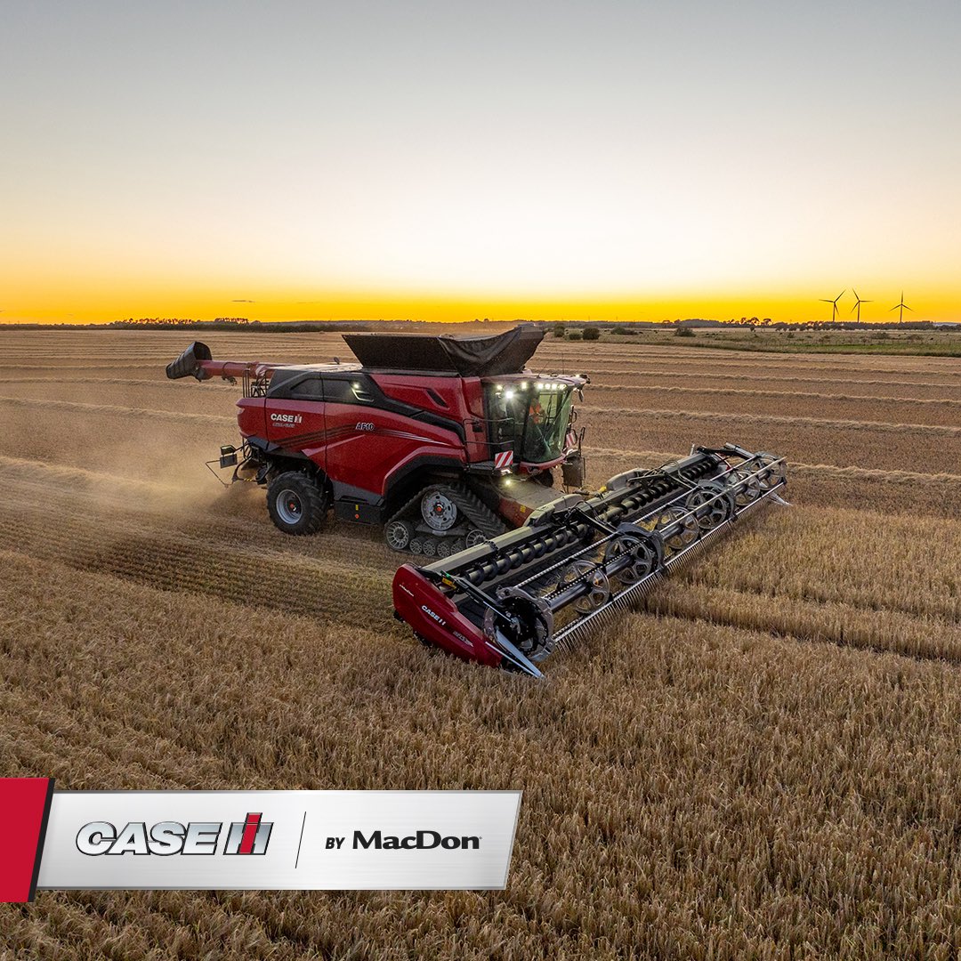 Welcoming the next generation in harvesting 💪 
🔴 Case IH AF10 
🔴 775 max hp 
🔴 High Capacity Cleaning 
🔴 Massive 20,000L grain tank
🔴 Unlock Case IH Connectivity 

Speak to your Farmers Centre salesman to find out more or call 9076 3000

#farmerscentrewa #caseih #redisbest