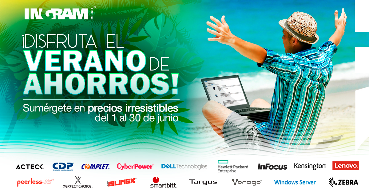 ¡Disfruta nuestro verano de Ahorros!  🌞 😎
Renuévate este verano con nuestros precios irresistibles  🤑

 🔗: latams.ingrammicro.com/es-mx/im-250603