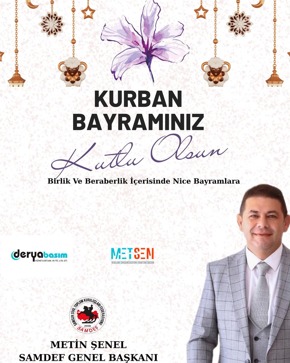 Paylaşmanın ve yardımlaşmanın anlam kazandığı bu maneviyat dolu özel günde, sevdiklerinizle birlikte sağlık,mutluluk içinde nice güzel bayramlar geçirmeniz dileklerimle en kalbi duygularımla mübarek kurban bayramınızı kutlar;devletimize ve milletimize tüm islam alemine hayırlar
