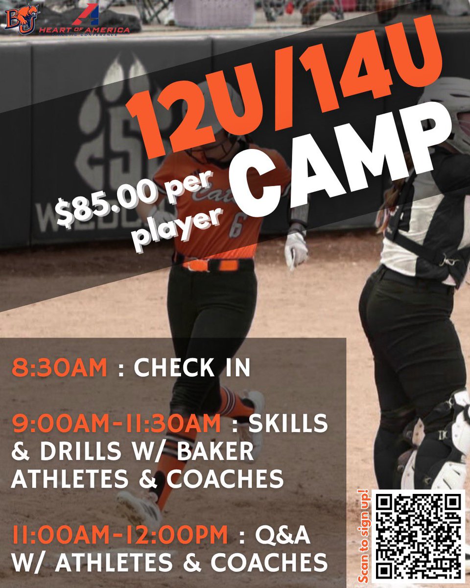 Baker University Softball tweet media