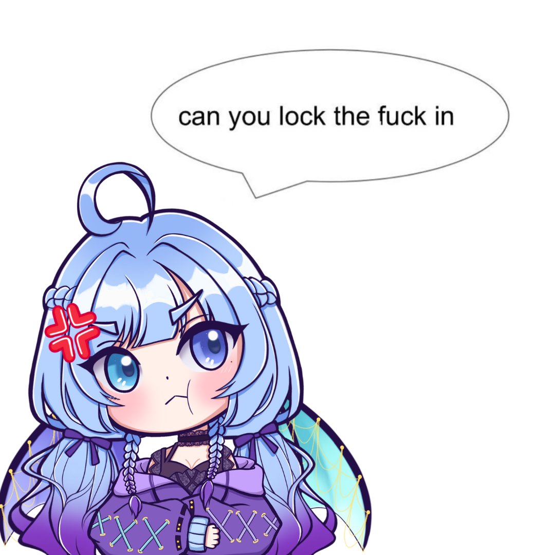 creoncrayon's tweet image. Me when playing Lockdown protocol and everyone is jerkin it instead of doing tasks.

#lockdownprotocol #lockin #vtuber