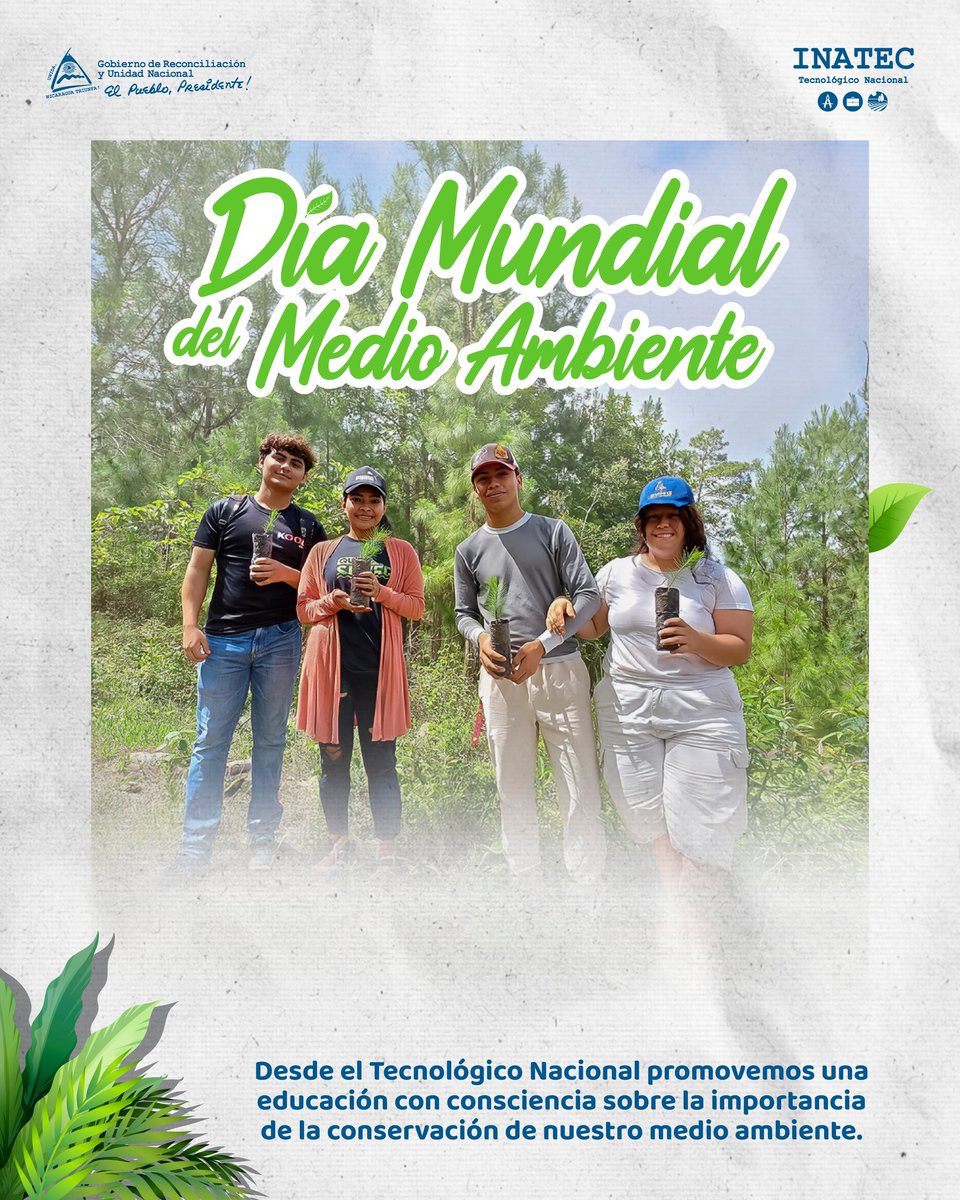 🌿Celebramos el Día Mundial del Medio Ambiente promoviendo una educación técnica con conciencia ecológica. 🌱💧
🌎 Estudiantes y maestros se suman a actividades que fortalecen el compromiso por la conservación y el cuidado responsable de nuestros recursos naturales. 🍃🌍