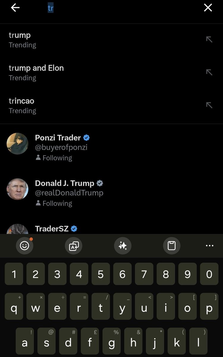 When I start typing trump <a href="/buyerofponzi/">Ponzi Trader</a> is first on list gigachad shit