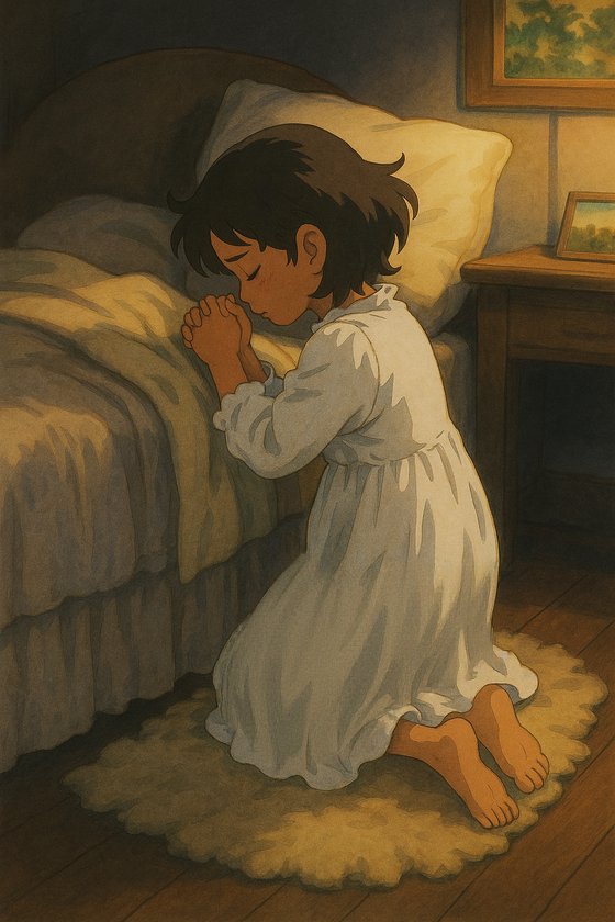 Oração da noite:

Concedei-nos, Senhor, um sono tranquilo e reparador, para que ao despertar, nossa fé esteja fortalecida e nossa esperança renovada em vossa infinita misericórdia.
Amém. ✝️