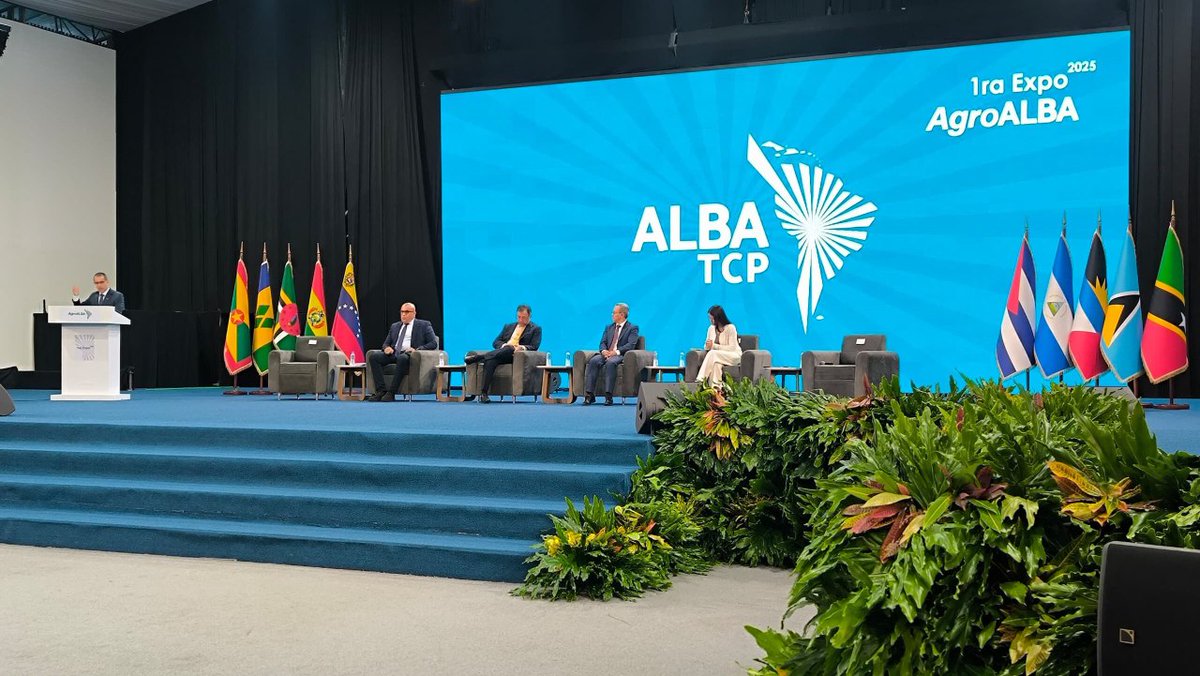 Este jueves, fue inaugurada la primera Expoferia AgroAlba 2025 que emerge como una vitrina para exhibir ante el mundo las capacidades que ofrece el bloque de integración regional en cuanto al sector pesquero, acuícola, ganadero y agrícola